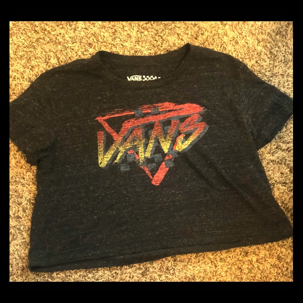 Vans Gray Crop Top